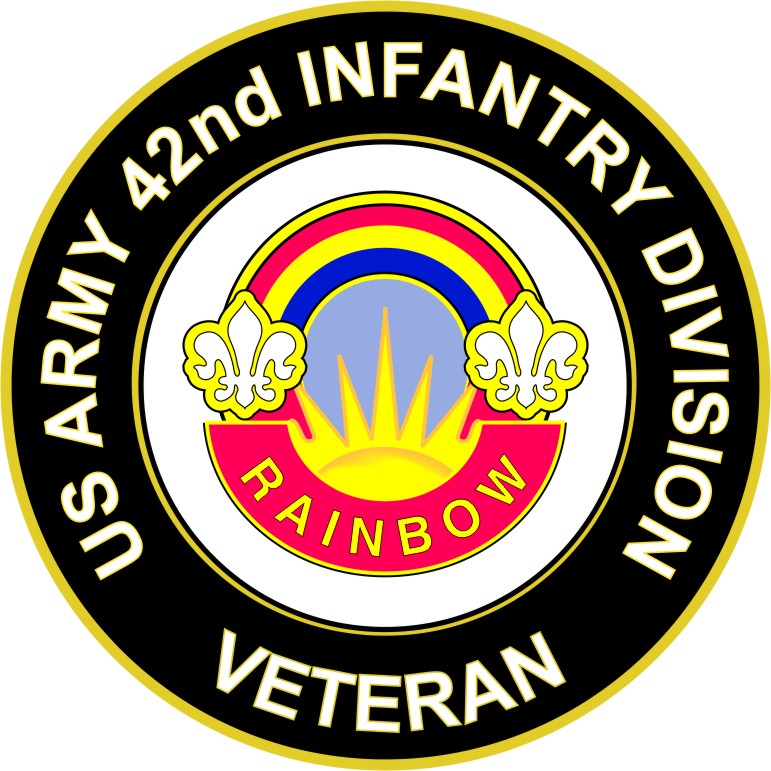 U.S. Army 42nd Infantry Division Unit Crest Veteran Sticker Decal