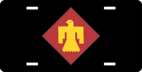 U.S. Army 45th Infantry Division License Plate