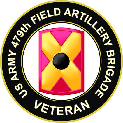 U.S. Army 479th Field Artillery Brigade Veteran Sticker Decal