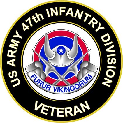 U.S. Army 47th Infantry Unit Crest Veteran Sticker Decal