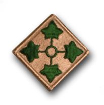 US Army 4th Infantry Division Patch 2 3/4 inch