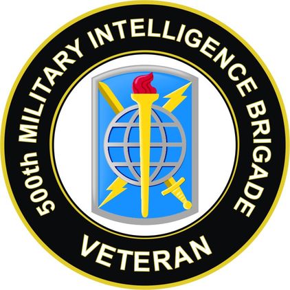 U.S. Army 500th Military Intelligence Brigade Veteran Sticker Decal
