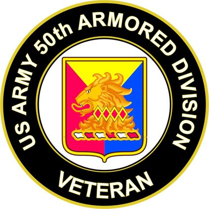 U.S. Army 50th Armor Unit Crest Veteran Sticker Decal