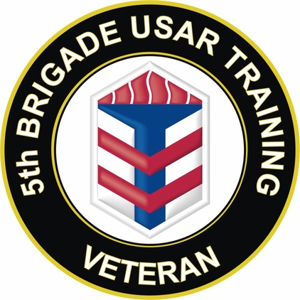 U.S. Army 5th Brigade USAR Training Veteran Sticker Decal
