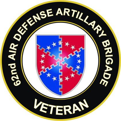 U.S. Army 62nd Air Defence Artillery Brigade Unit Crest Veteran Sticker Decal