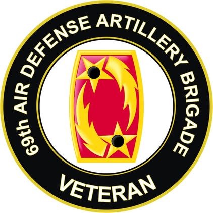 U.S. Army 69th Air Defense Artillery Brigade Veteran Sticker Decal