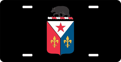 U.S. Army 6th Air Defense Artillery Battalion License Plate