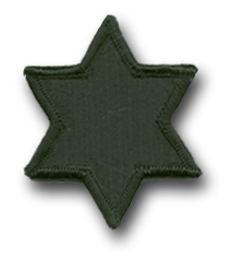 U.S. Army 6th INFANTRY DIVISION SUBDUED 2" MILITARY PATCH