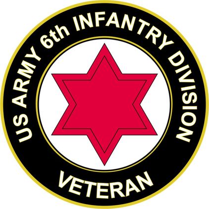 U.S. Army 6th Infantry Division Veteran Sticker Decal