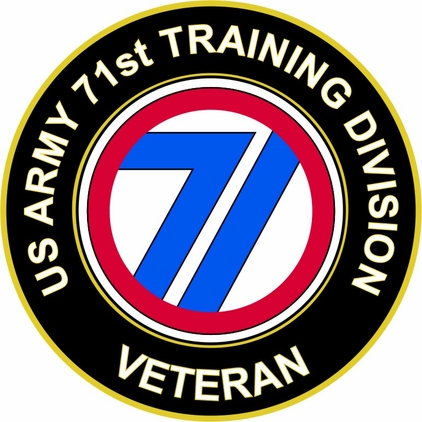 U.S. Army 71st Training Division Veteran Sticker Decal