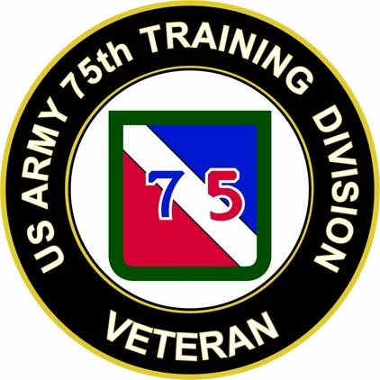 U.S. Army 75th Infantry Division Veteran Sticker Decal