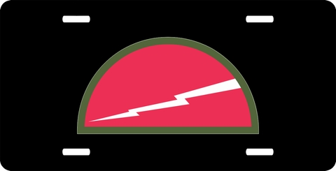 U.S. Army 78th Infantry Division License Plate