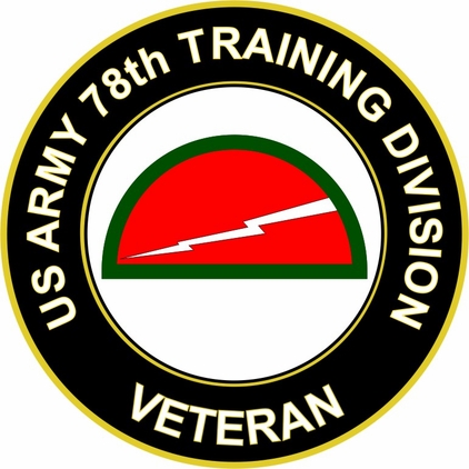 U.S. Army 78th Training Division Veteran Sticker Decal