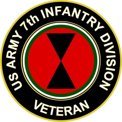 U.S. Army 7th Infantry Division Veteran Sticker Decal
