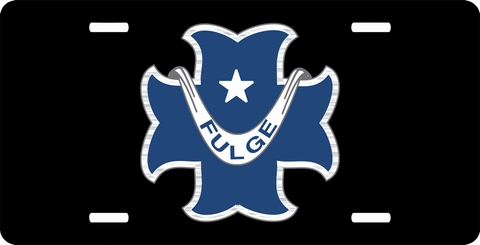 U.S. Army 83rd Arco Unit Crest License Plate