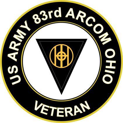 U.S. Army 83rd ARCOM Ohio Veteran Sticker Decal