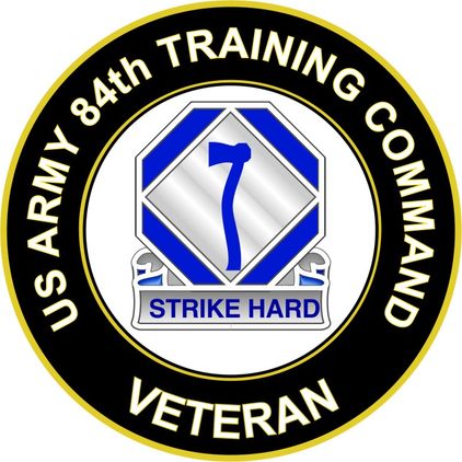 U.S. Army 84th Training Command Unit Crest Veteran Sticker Decal