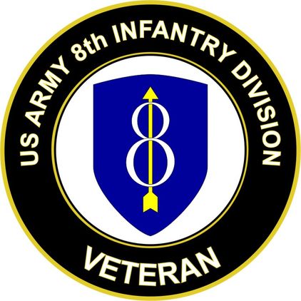 U.S. Army 8th Infantry Division Veteran Sticker Decal