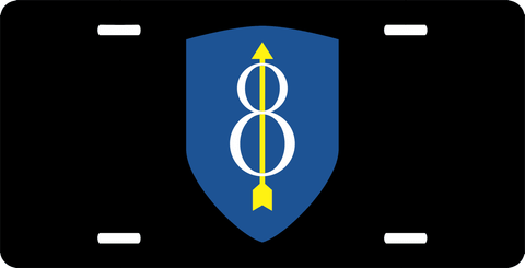 U.S. Army 8th Infantry License Plate