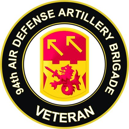 U.S. Army 94th Air Defense Artillery Brigade Veteran Sticker Decal