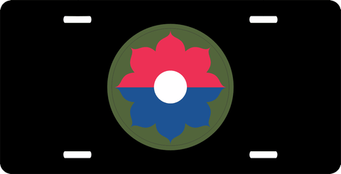 U.S. Army 9th Infantry License Plate (Clearance)