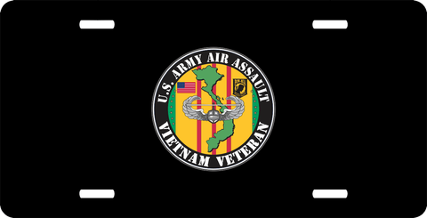 U.S. Army Air Assault Veteran License Plate
