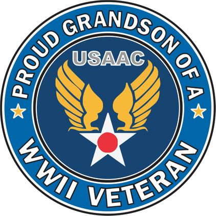 U.S. Army Air Corps Proud Grandson WW2 Veteran