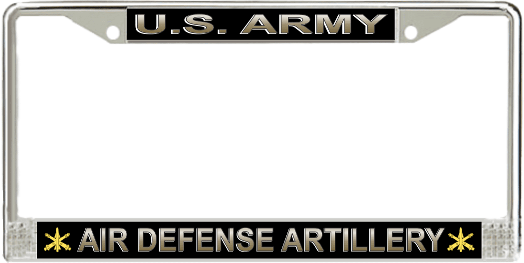 U.S. Army Air Defense Artillery License Plate Frame