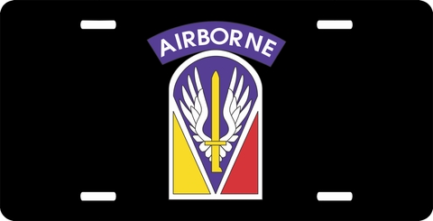U.S. Army Airborne License Plate