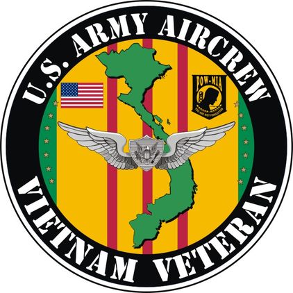 U.S. Army Aircrew Vietnam Veteran Decal Sticker