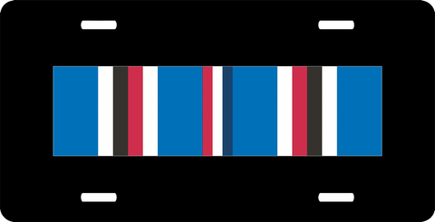 U.S. Army American Campaign Medal Ribbon License Plate