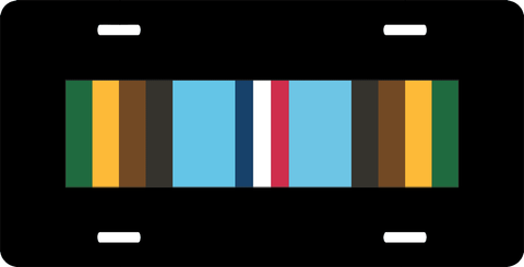 U.S. Army Armed Forces Expeditionary Medal Ribbon License Plate