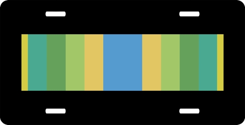 U.S. Army Armed Forces Service Ribbon License Plate