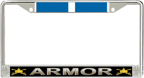 U.S. Army Armor Korea Veteran License Plate Frame