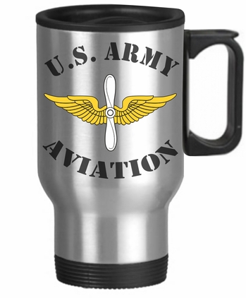 U.S. Army Aviation 14 oz Stainless Steel Travel Mug