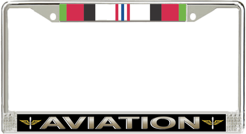 U.S. Army Aviation Afghanistan Veteran License Plate Frame
