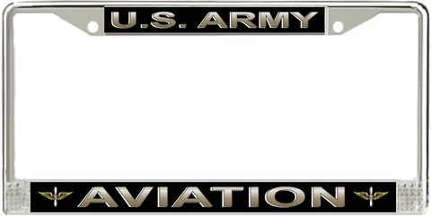 U.S. Army Aviation License Plate Frame