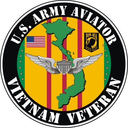 U.S. Army Aviator Vietnam Veteran Decal Sticker