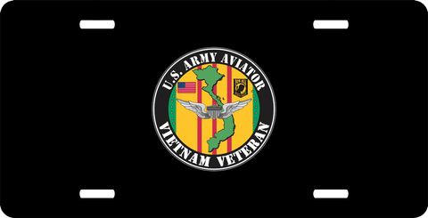 U.S. Army Aviator Vietnam Veteran License Plate