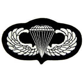 U.S. Army Basic Jump Wings Parawings Patch