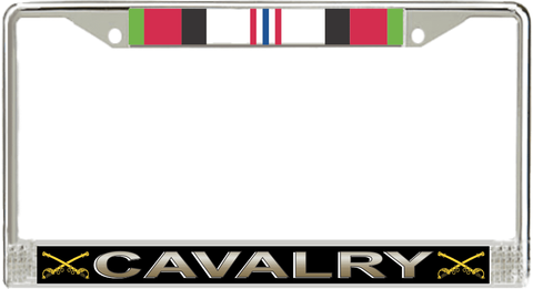 U.S. Army Cavalry Afghanistan Veteran License Plate Frame