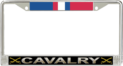 U.S. Army Cavalry Kosovo Veteran License Plate Frame