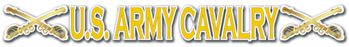 U.S. Army Cavalry Window Strip Sticker