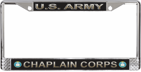 U.S. Army Chaplain Corps License Plate Frame