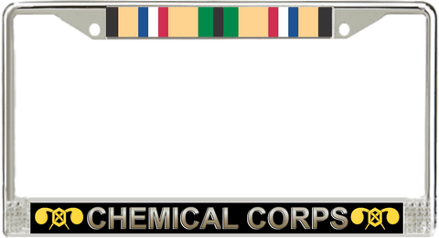 U.S. Army Chemical Corps Gulf War Veteran License Plate Frame