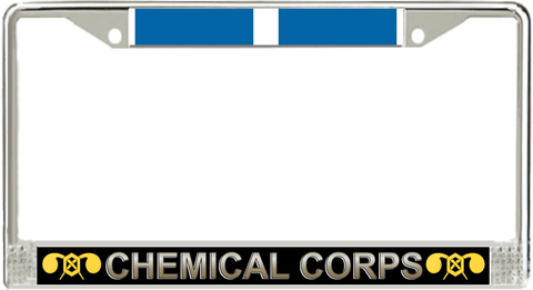 U.S. Army Chemical Corps Korea Veteran License Plate Frame