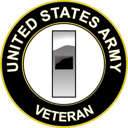 U.S. Army Chief Warrant Officer 1 Veteran Sticker Decal
