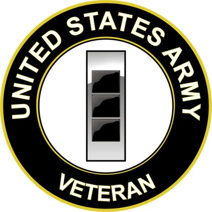U.S. Army Chief Warrant Officer 3 Veteran Sticker Decal