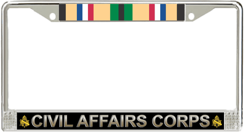 U.S. Army Civil Affairs Corps Gulf War Veteran License Plate Frame