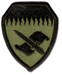 U.S. Army CIVIL AFFAIRS SCHOOL SUBDUED 3" MILITARY PATCH